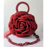 Flora Bloom crochet purse